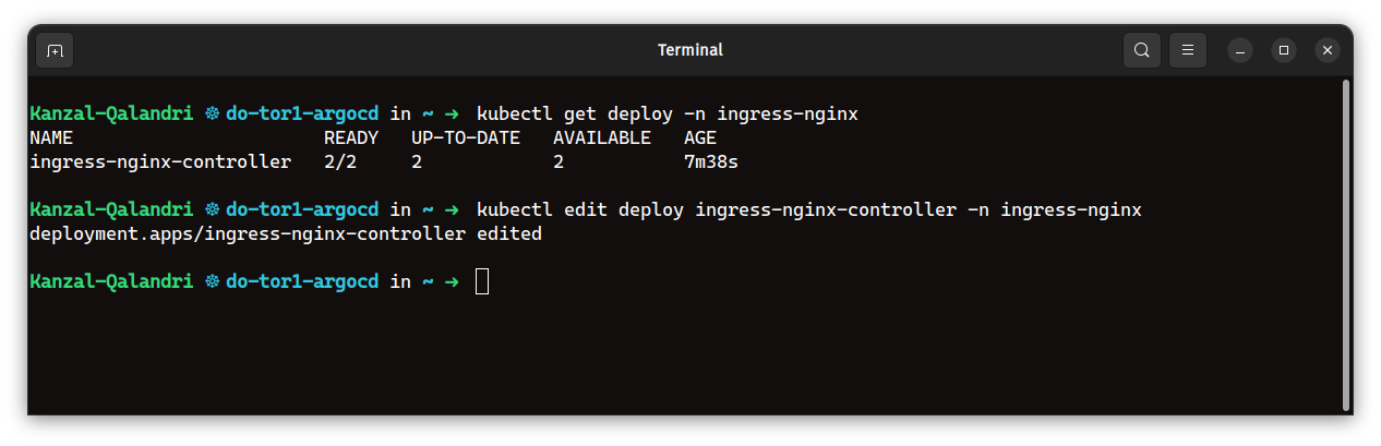 Ingress Controller Deployment